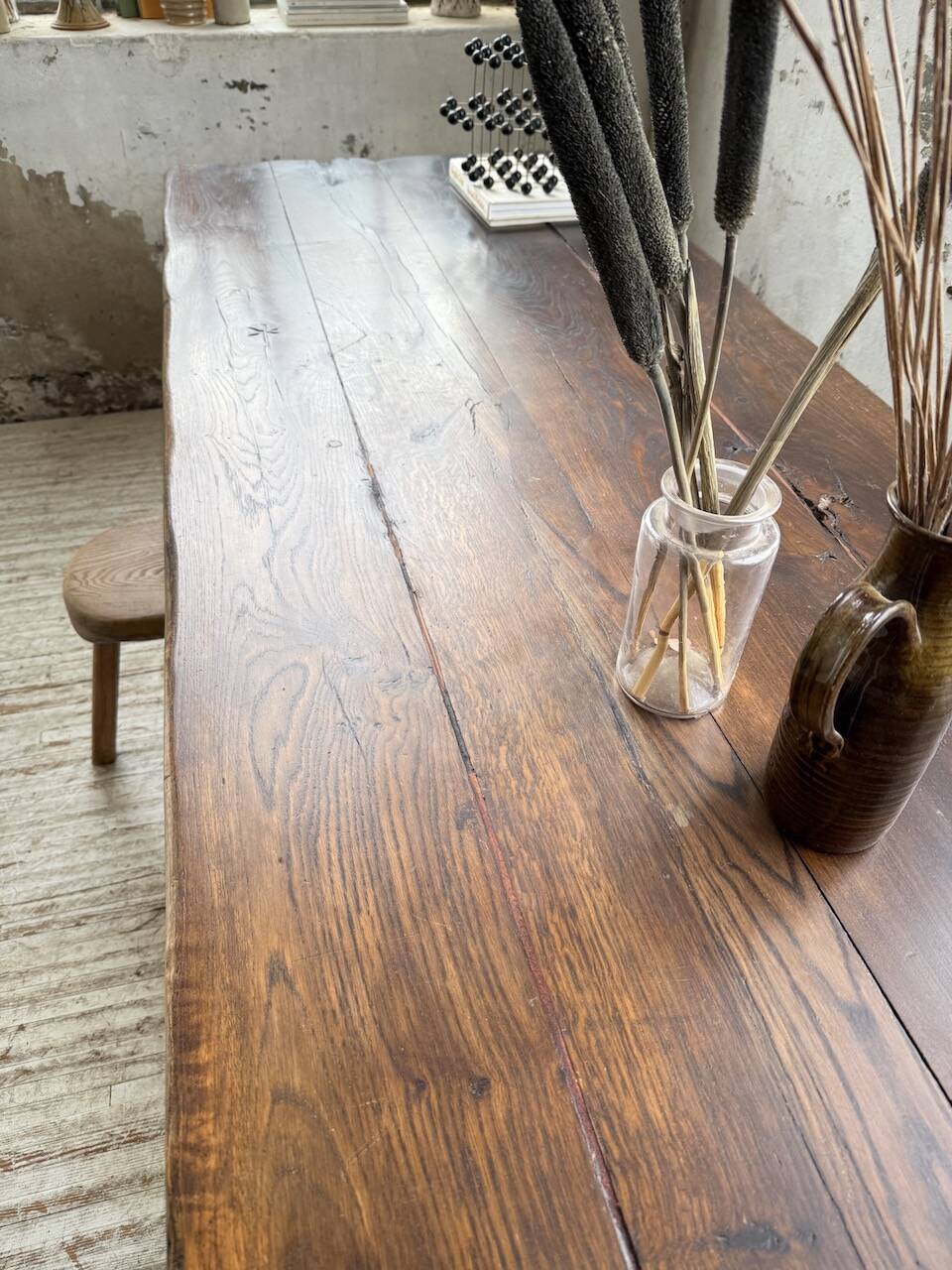 Table de monastère XXL en chêne, 19ème s.
