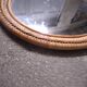 Miroir en rotin vintage
