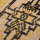 Beige Vintage Moroccan Rug 199 x 376 cm - Berber Wool Rug Handmade