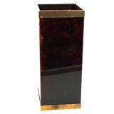 Mid-century brass and bakelite umbrella stand, France 1960s