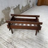 Small modernist oak planter from the 1950s