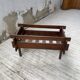 Small modernist oak planter from the 1950s