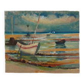 Paul Collomb: Marine air, original signed lithograph.