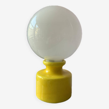 Lampe de table année  70 en céramique