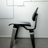 Black DCW chair by Charles & Ray Eames for Herman Miller, 1980