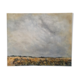 Table signed large sky and field