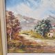 Oil Painting on Canvas Alpine Provence Landscape Signed Bremont