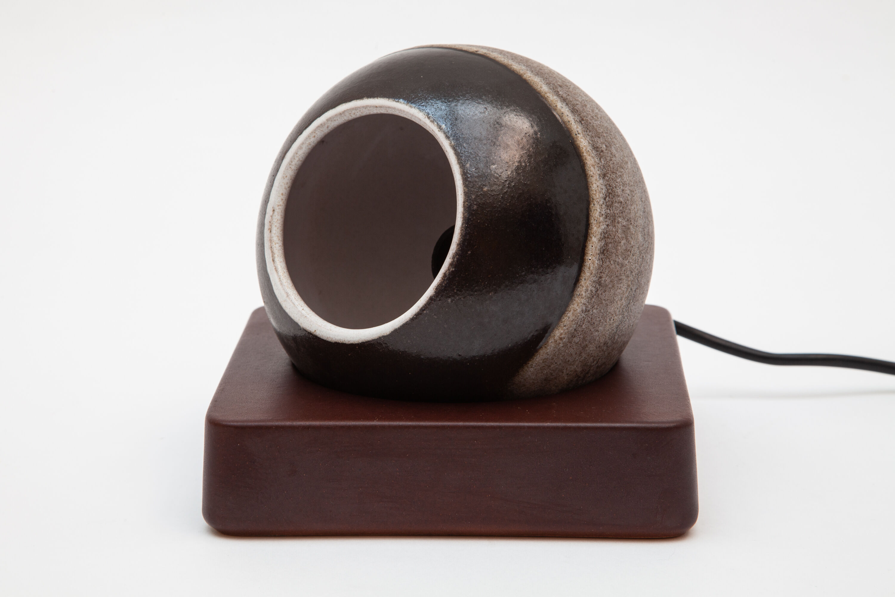 Vintage ceramic globe lamps