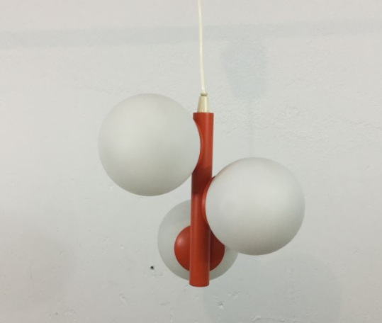 Lustre vintage orange
