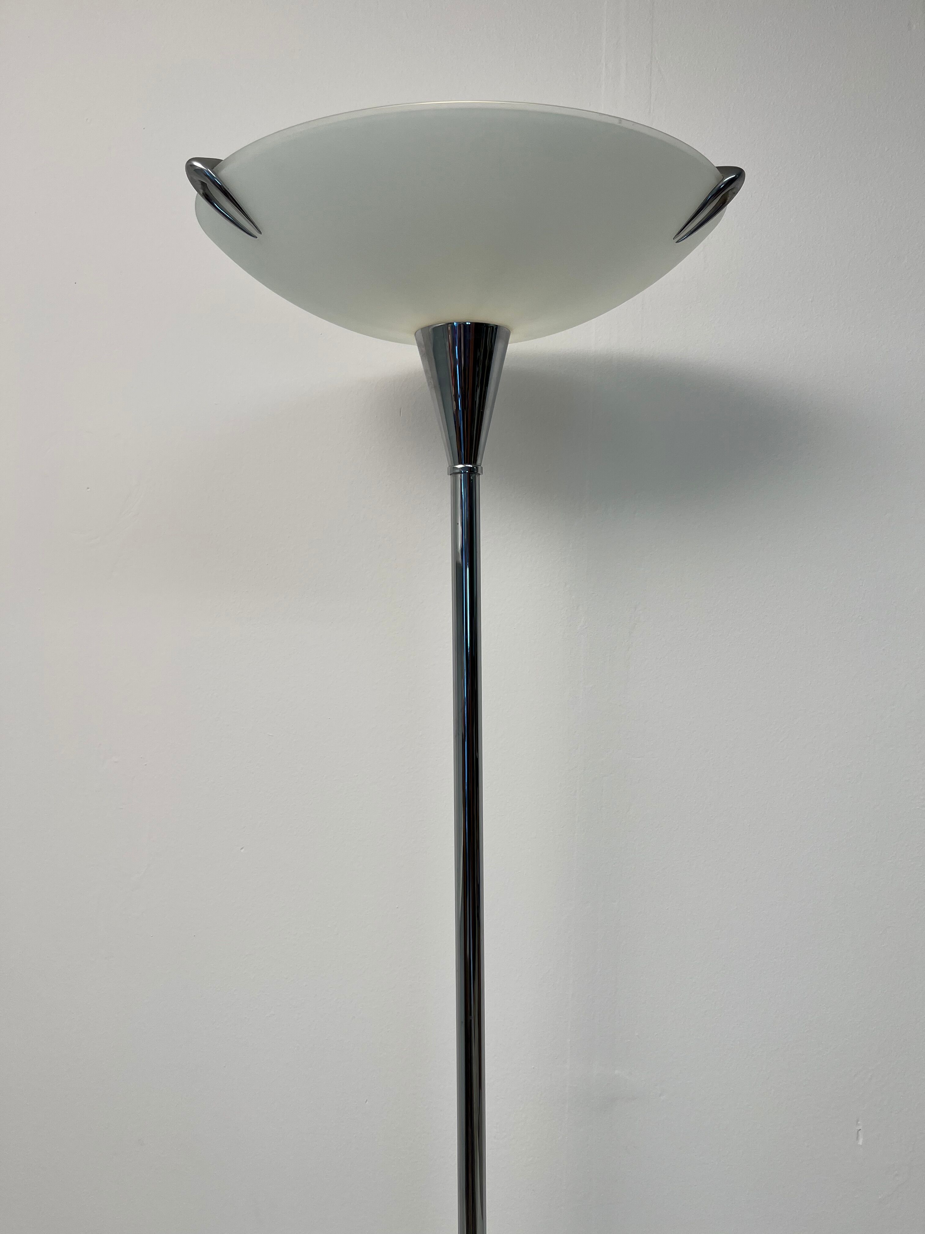 Vintage chrome floor lamp