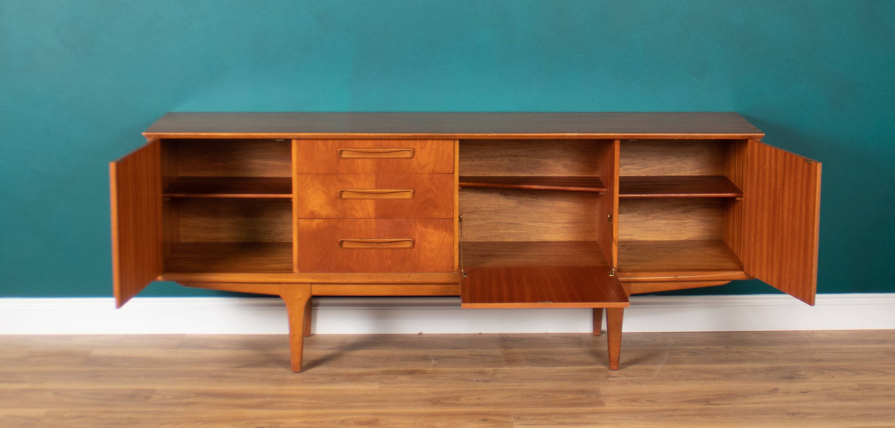 Retro Teak 1960s Long Jentique Mid Century Sideboard