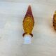 Bottle carafe Empoli Italian amber glass 57 cm