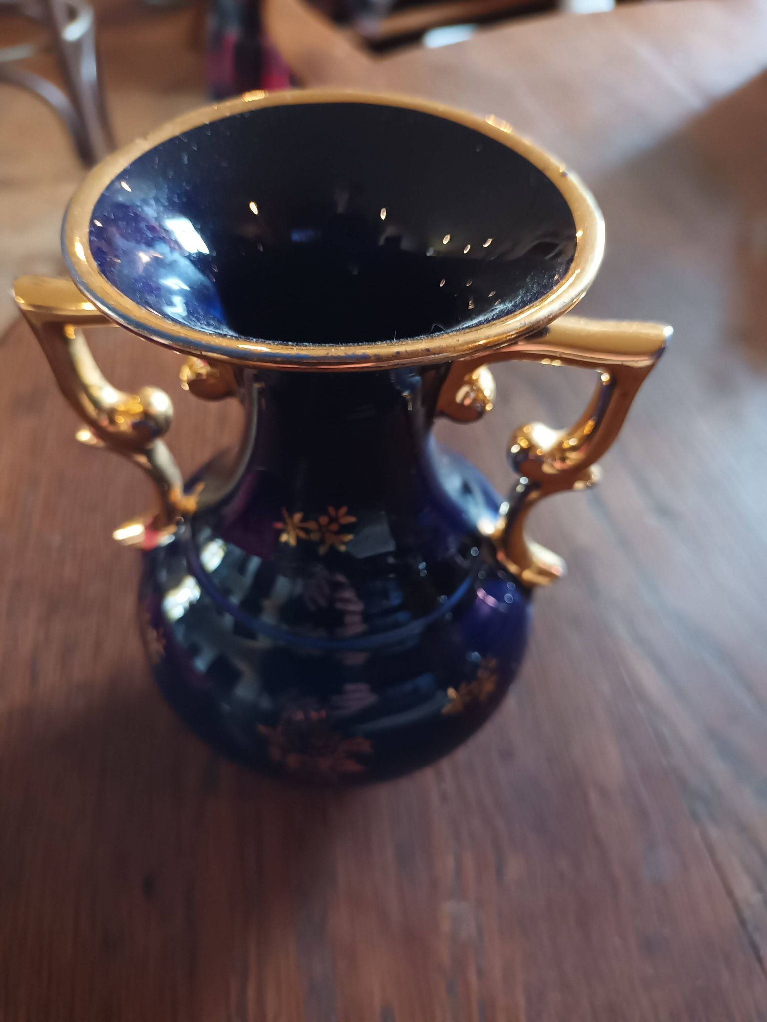 Limoges porcelain mini vase