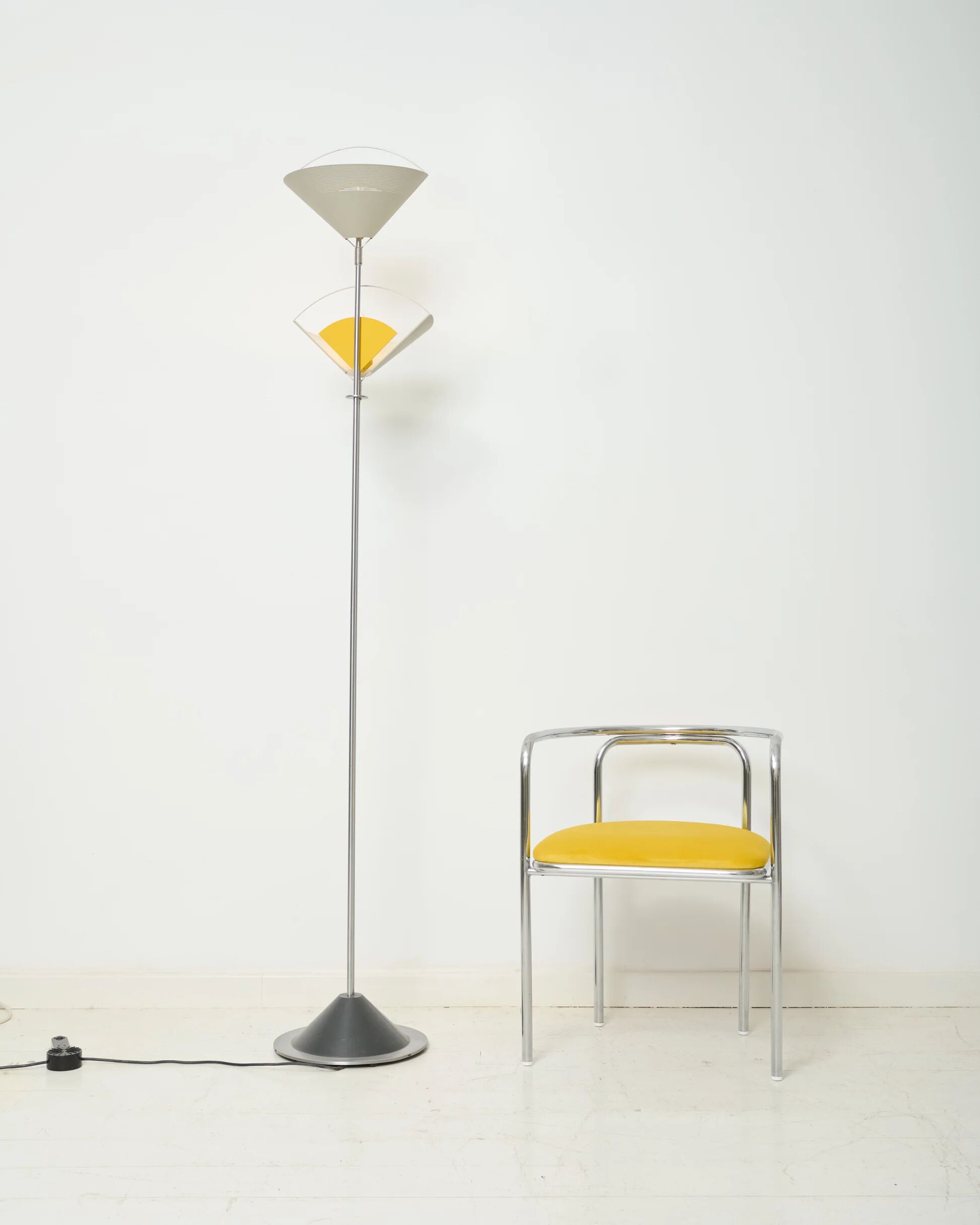 Floor lamp "Sintheto Terra D", F. Porsche, Luci Italia, 1984