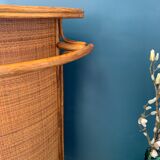 Vintage rattan bar