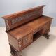 Antique neo-Renaissance walnut buffet, Italy, early 20th century.