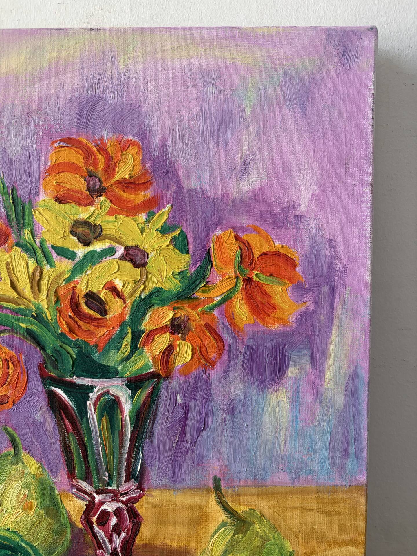 Still life, oil on canvas signed Gisèle Renaut (1930-2020)