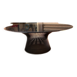 Table basse par Warren Platner - Edition limitée Knoll bronze 2020