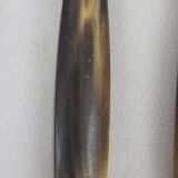 Art Deco serving cutlery with horn handle