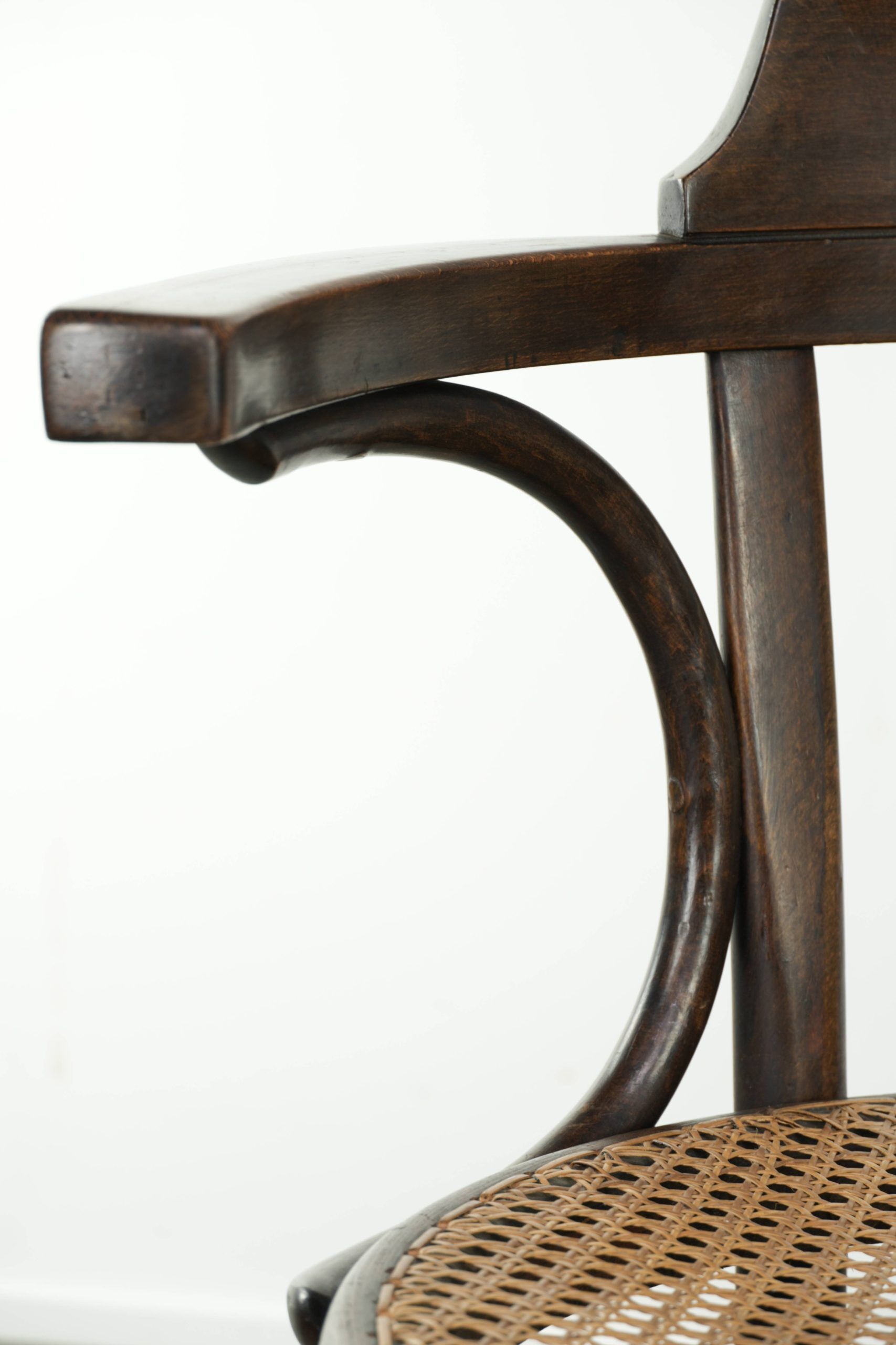 Original Cosmos vintage webbing chair in Thonet style from the 20th century