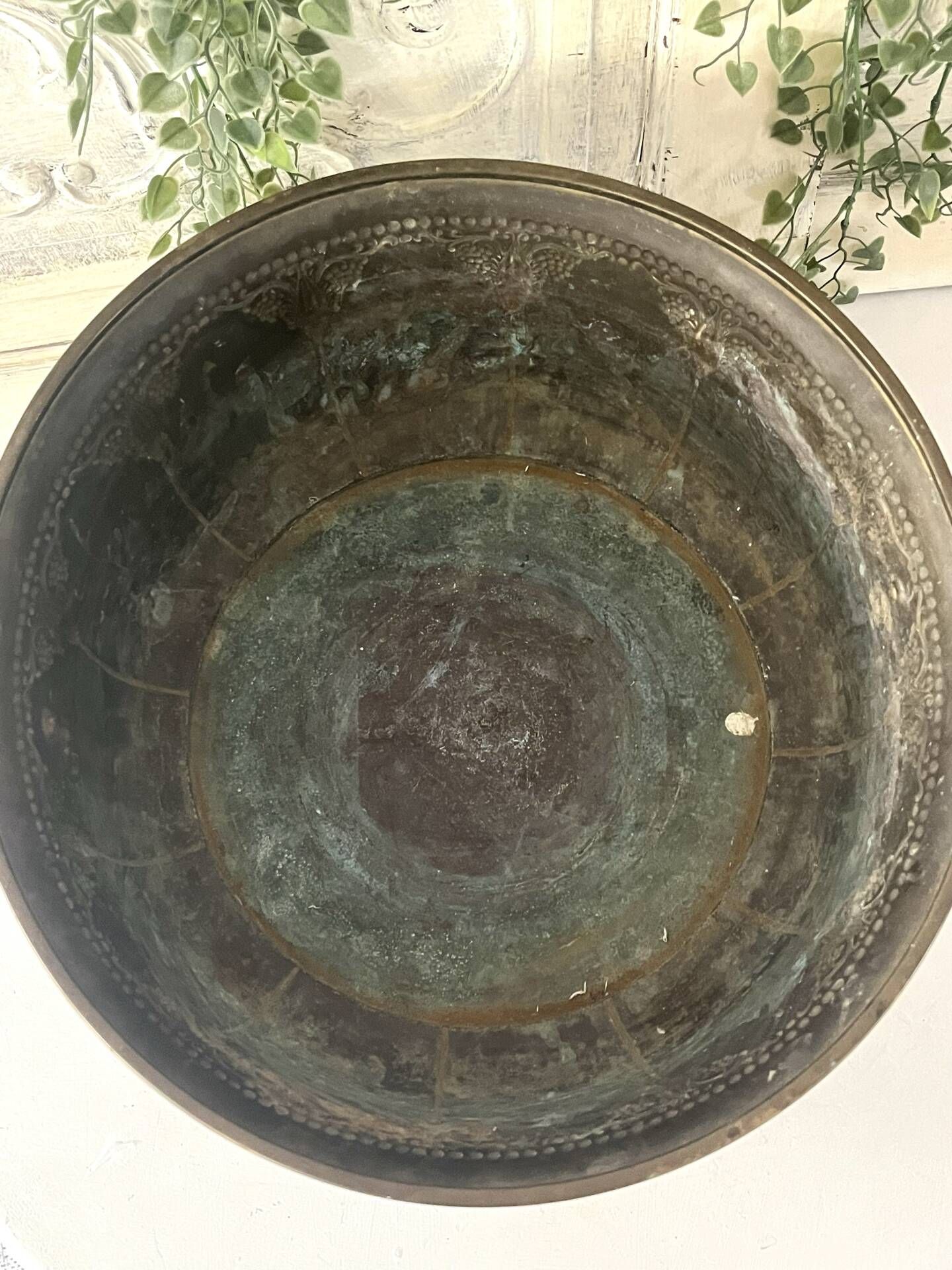 Ice Bucket, French Brass & Copper Champagne Vasque