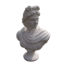 Bust of a man in plaster