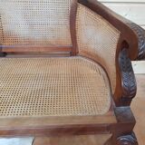 Canapé et fauteuils ancien style colonial