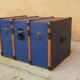 Blue vintage trunk