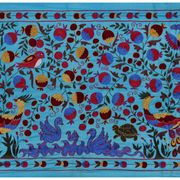 Tapis turc vintage noué à la main