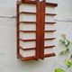 Vintage Asian style wooden wall lamp sold individually