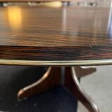 Vintage round table 1 extension rosewood 70's
