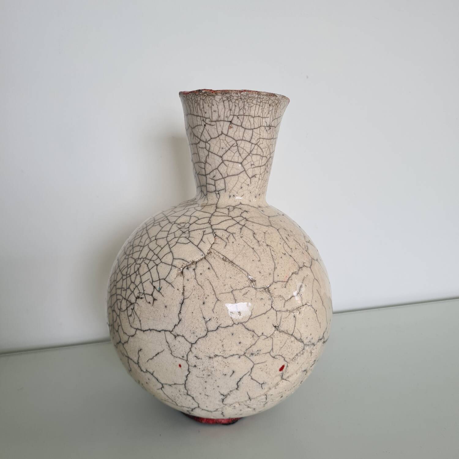Raku vase