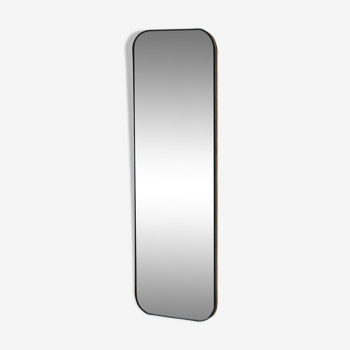 Oval Vertical Mirror - Black/Gold Contour - 4.4