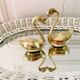 Couple of brass swans