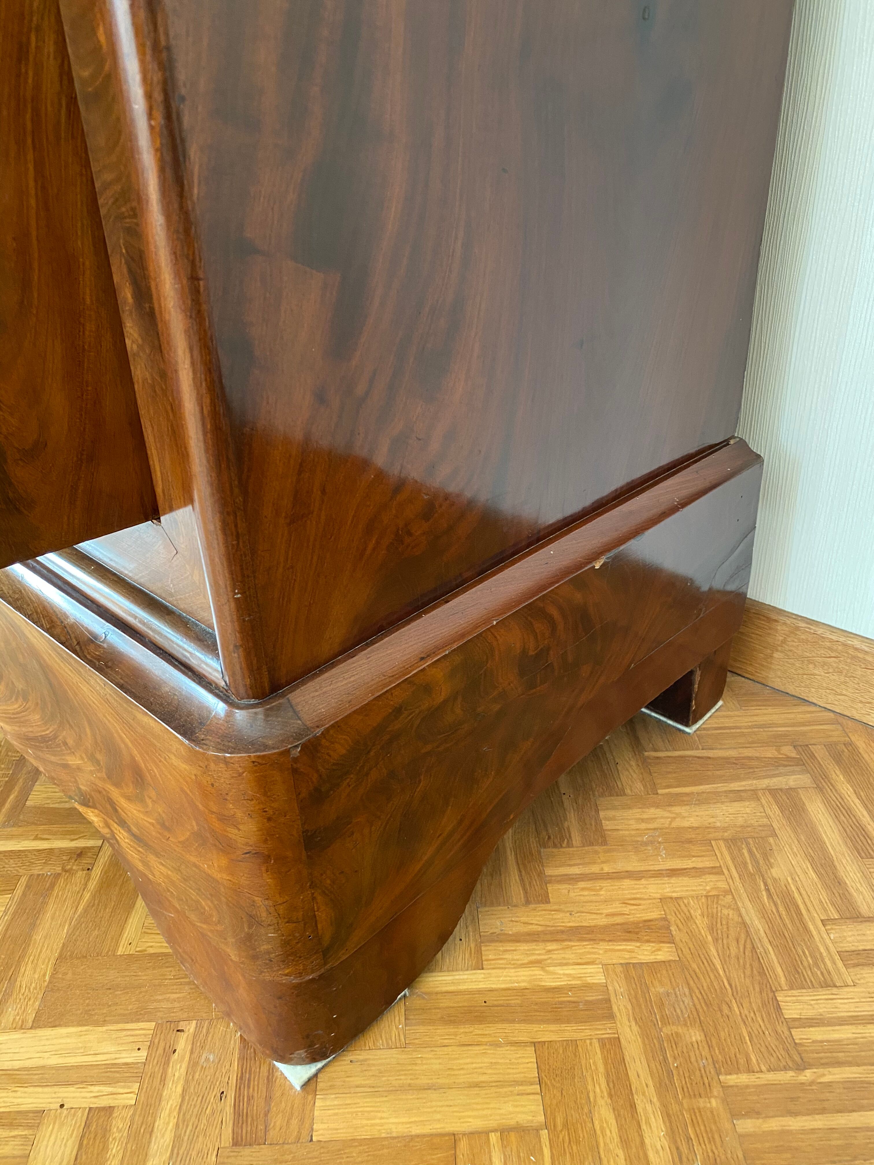 Mahogany wardrobe 19th Charles X