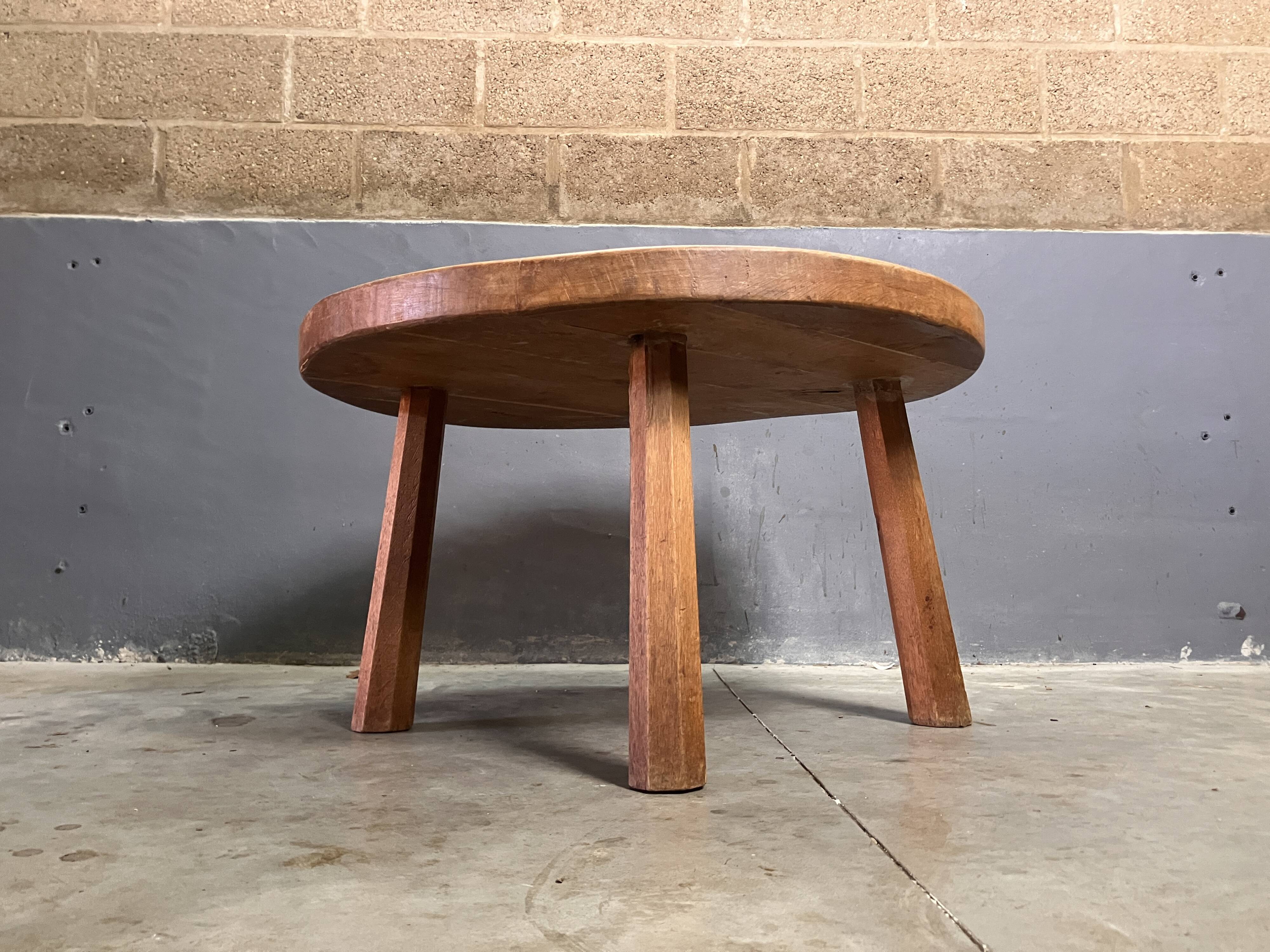 Brutalist coffeetable oak rustic japandi wabi sabi