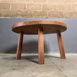 Brutalist coffeetable oak rustic japandi wabi sabi
