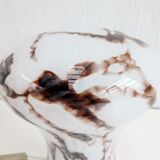 Marble effect table lamp by Ivan Jakeš for Sklarny Rapotin 1960s