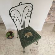 Vintage Wrought Iron Garden Chair