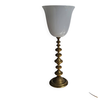 Art Deco lamp in brass