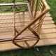 Rattan basket bed