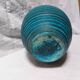 Large blue ceramic vase "Gauloise" – Potiers d’Accolay – Year 60