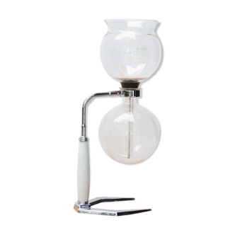Hellem 8 cup coffee maker, pyrex glass, 1950s