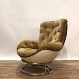Cadestin armchair from the 1970s reupholstered.