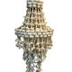 Shell pendant chandelier year 1970
