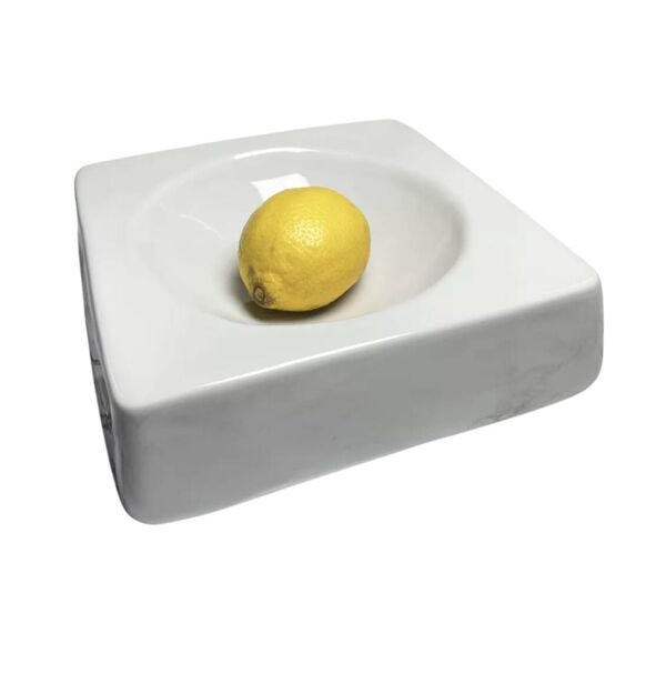 Vide-poche en porcelaine Yves Mohy pour Virebent 1970