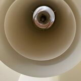 IKEA yellow metal cylindrical pendant light from the 2000s
