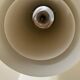 IKEA yellow metal cylindrical pendant light from the 2000s