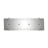 Coat rack with five engraved mirror hooks from Cristal Arte, Italy