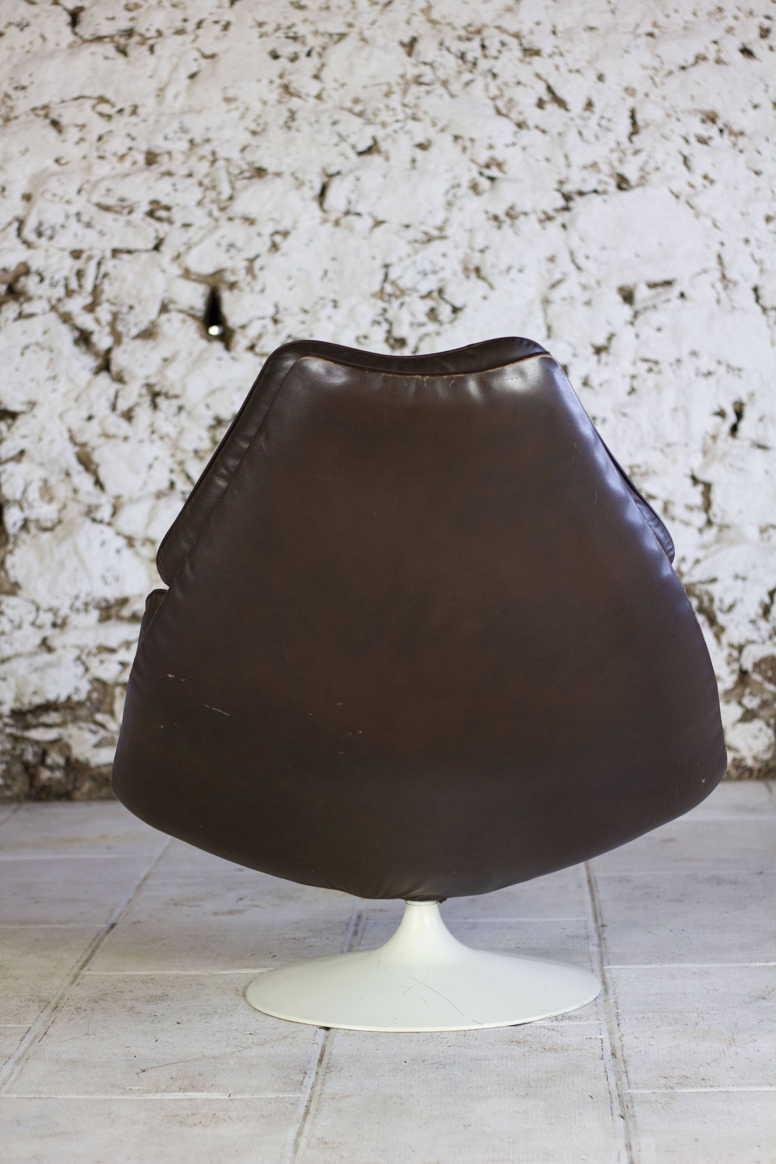 Armchair F588 and ottoman by Geoffrey Harcourt for Artifort, 1960